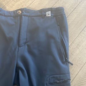 Men’s Black Fleece Lined Water-Resistant Hiking/outdoor pants - black - Sz L